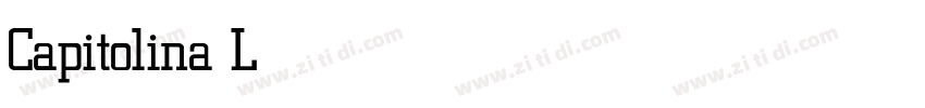 Capitolina Light字体转换 Capitolina Light字体转换